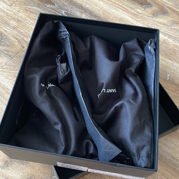 Saint Laurent Nuit Square Toe High Heel Sandals NWOT - Picture 16 of 16